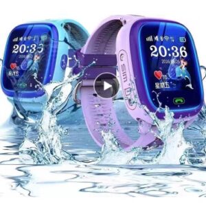 DF25 Children Waterproof Smart Watches Touch Screen Call for Rescue Remote Monitoring and Location Children's Telephone Watches